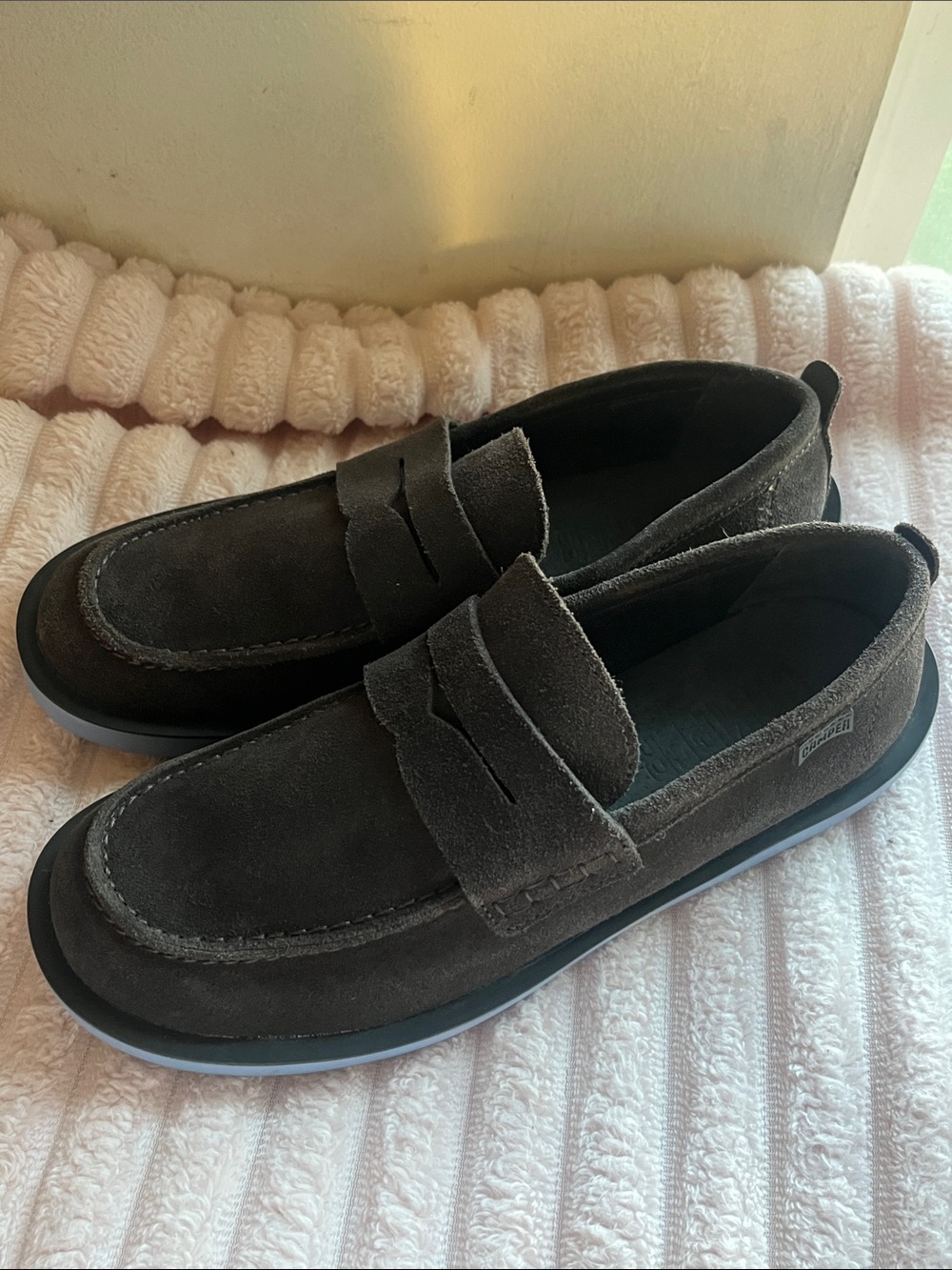 Camper Wagon Penny-Slot Loafers  Dark Brown - Picture 9 of 10